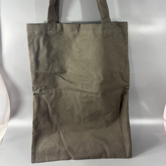 Rick Owens Green Cavas Tote Bag - Picture 3 of 7